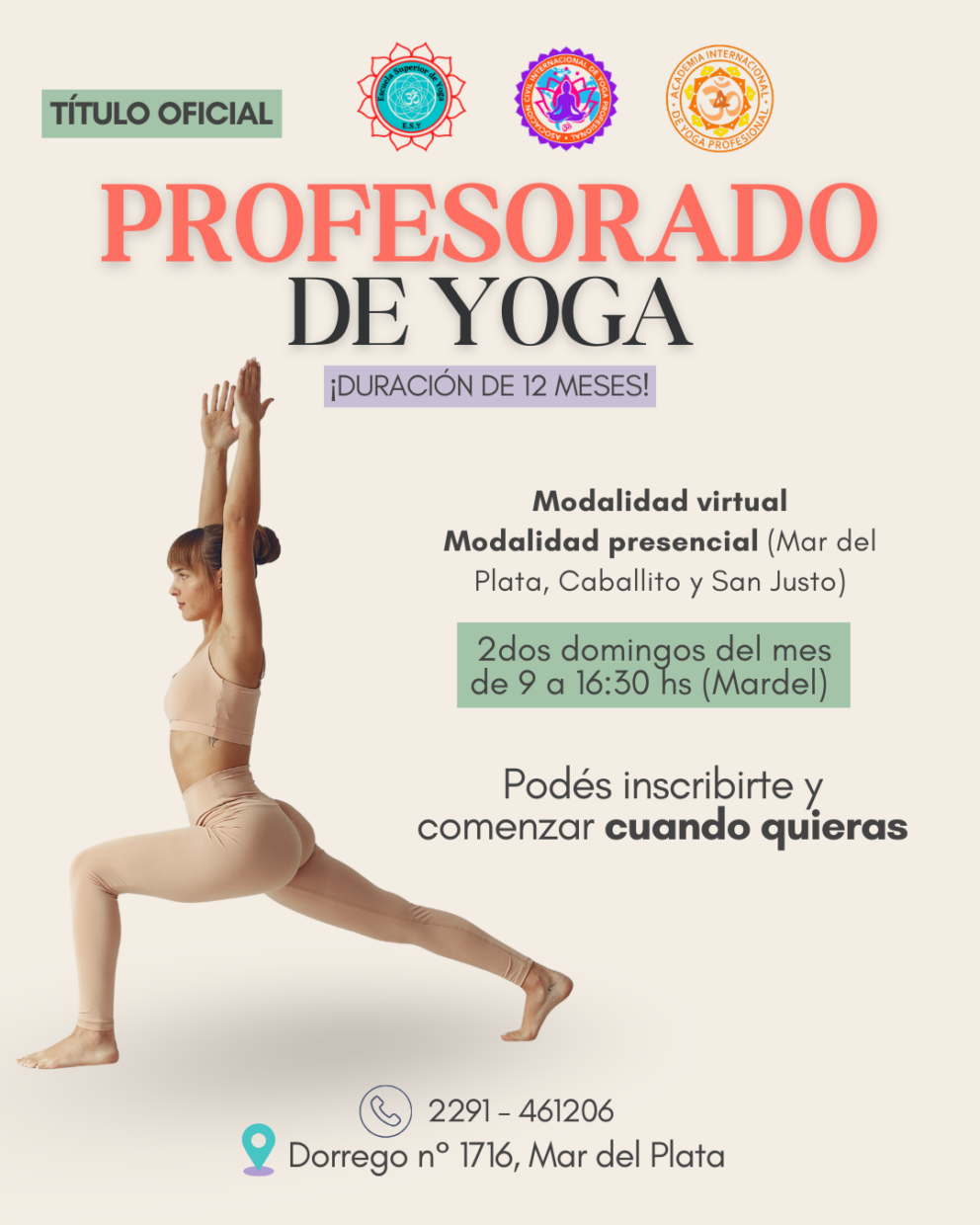 PROFESORADO DE YOGA PROFESIONAL