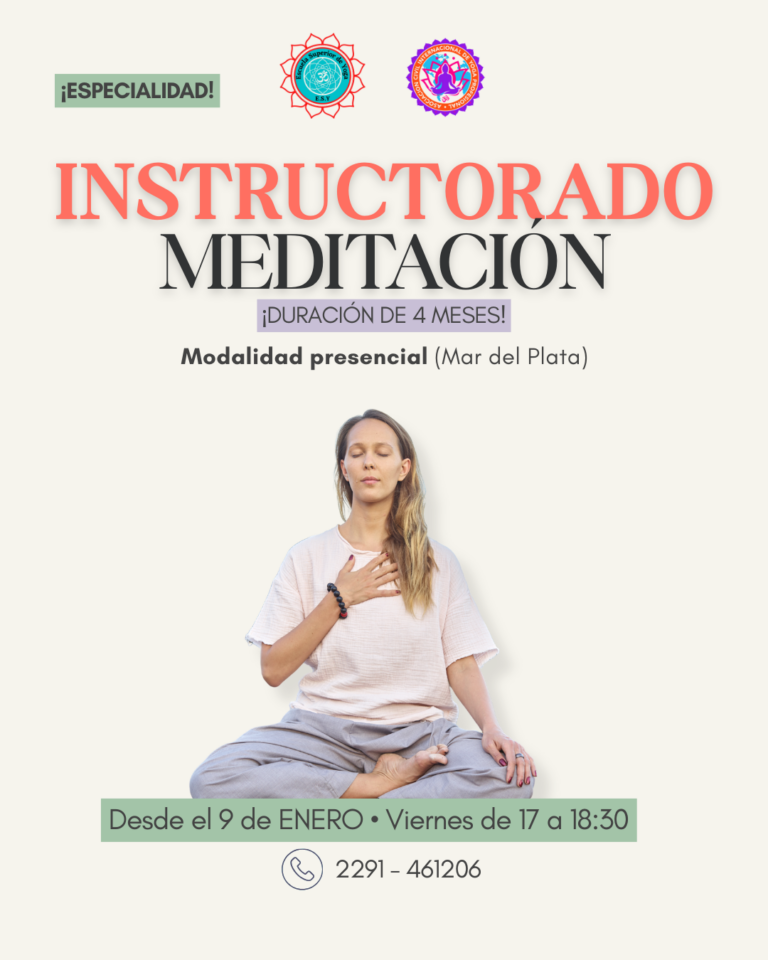 INSTRUCTORADO DE MEDITACIÓN